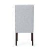 Sophisticated Tufted Dining Chair (Set of 2) With High Back And Birch Wood Legs - Light Gray - Image 11