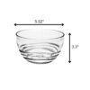 Swirl Acrylic Serving Bowls Unbreakable Small Plastic Bowls For Soup Salad Cereal Bpa Free - Clear - Image 4