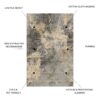 Fenix - Accent Rug - Cream / Gray - Image 4
