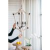 4 Light Chandelier, Hanging Light Fixture With Adjustable Chain For Kitchen, Bulb Not Included - Cream - Image 4