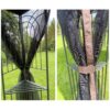 10 X 10 Ft Patio Gazebo Tent With Ventilated Double Roof And Mosquito Net - Brown - Image 12