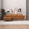 Anthony - Corner Sectional Sofa Left Facing - Orange - Image 4