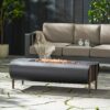 Vernon - Rectangle Fire Pit 50, 000 Btu - Dark Gray - Image 3