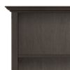 Amherst - Transitional 5 Shelf Bookcase - Brown - Image 6