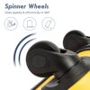 Hardshell Luggage Sets 3 Pieces Spinner Suitcase With Tsa Lock Lightweight 20" 24" 28" - Yellow - Image 5