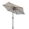 9' Pole Umbrella With Carry Bag - Creme - Image 6