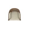 Americana - Mid-Century Modern Cane Back Bar Stool - Taupe Beige - Image 5
