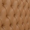Brooklyn - King Tufted Panel Bed Headboard And Footboard Set - Caramel Tan Brown - Image 5
