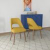 Juliana - Mid-Century Modern Dining Chair (Set of 2) - Brown / Yellow - Image 3