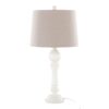 Winston - Farmhouse Poly Table Lamp (Set of 2) - Distressed Off White Poly / Light Gray - Image 2