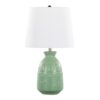 Claudia - Contemporary Lamp (Set of 2) - Sage Green / Polished Nickel / White - Image 2