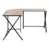 Computer Desk, Home Office, Corner, L Shape, Laptop, Contemporary & Modern - Taupe - Image 4