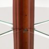 Corner Curio Cabinet With 5 Shelves And Lighting System (E26 Light Bulb Not Included) - Walnut - Image 16