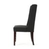 Contemporary Dining Chair (Set of 2) With Tufted Design - Charcoal - Image 10