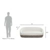 Willow - Upholstered Patio Deep Seating Sofa Axroma Olefin - Wheat Beige - Image 8