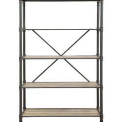 Itzel - Bookshelf - Gray / Oak