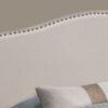 Queen Size, Bed Headboard Only, Upholstered, Transitional - Beige - Image 2