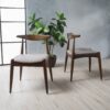 Candescent - Dining Chair With Curved Back And Wood Frame (Set of 2) - Light Gray - Image 10