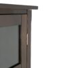 Avalon - High Storage Wine Rack Cabinet - Dark Tobacco Brown - Image 4