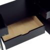 Bathroom Vanity With Ceramic Basin, Soft Close Door, Built-In Hidden Drawer - Black - Image 16