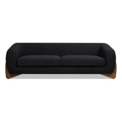 Alpine - Sherpa Sofa - Ebony Black Boucle
