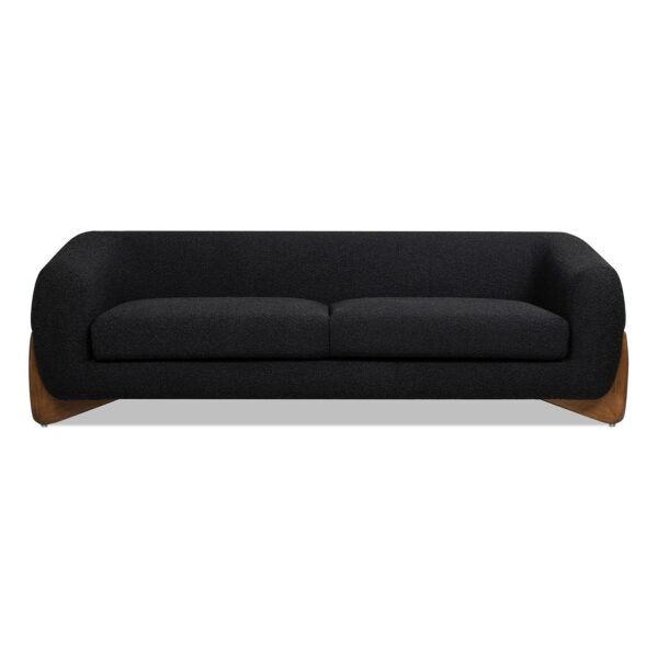 Alpine - Sherpa Sofa - Ebony Black Boucle