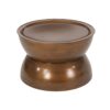 Sparling - Modern Iron Hourglass Coffee Table - Brushed Antique Brown - Image 6