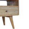 Curved Media Unit - Oak - Image 4