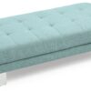 Contemporary Ottoman For Living Rooms - Teal - Image 3