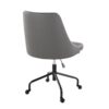 Marche - Contemporary Adjustable Office Chair With Casters - Black / Gray - Image 3