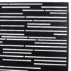 Outdoor & Indoor Privacy Screen Freestanding Decorative Panel Steel - Black - Image 9