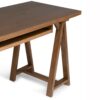 Sawhorse - Desk - Medium Saddle Brown - Image 6