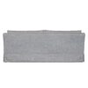 Sofa With Skirt And Reversable Cushions And 2 Pillows - Light Gray - Image 3