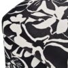 Luxury Storage Ottoman With Floral Patterned Fabric, Soft Close Hinges, Multi Functional Footrest & Seat - Black Floral / White - Image 16
