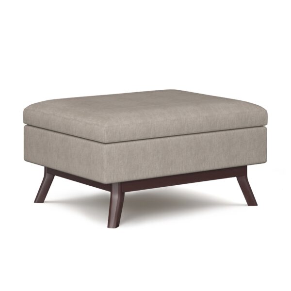 Owen - Coffee Table Storage Ottoman - Natural