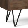 Chase - Low Bookcase - Rustic Natural Aged Brown - Image 5