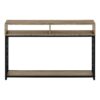 Accent Table, Console, Entryway, Narrow, Sofa, Living Room, Bedroom, Contemporary, Modern - Taupe - Image 2