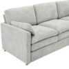 Cozy Upholstered Loveseat Sofa Oversized Comfy Comfy Cloud Sofa Double Cushion Loveseat Sofa Plush Cushion Sofa Couch For Living Room - Light Gray - Image 21