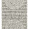 Sunshine - 5'3" X 7'3" Indoor, Outdoor Area Rug - Silver - Polypropylene - Image 2
