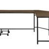 Bambina - Computer Desk - Black / Oak - Image 2