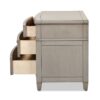 Dauphin - 3 Drawer Accent End Table - Merino White - Image 8