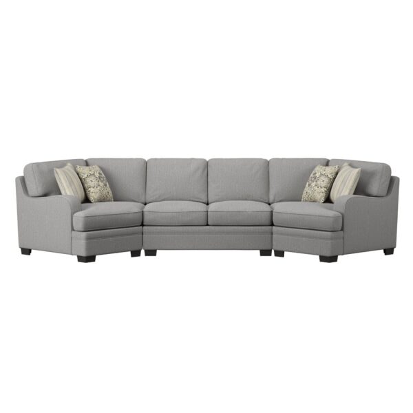 Berza - Cuddler Sectional - Gray