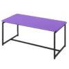 GT - 3 Piece Carbon Fiber Wrap Coffee Table And End Table (Set of 3) - Violet - Image 2