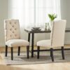 Harding - Tufted Dining Chair (Set of 2) - Natural - Image 4