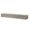 72" Rustic Wood Fireplace Mantel, Wall-Mounted & Floating Shelf For Home Decor - Gray - Image 7
