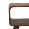 Mini Curved Open Nightstand - Caramel - Image 7