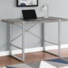 Computer Desk For Home Office, Laptop, Contemporary And Modern - Gray - Image 9