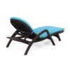 Mikael - Chaise Lounge With Cushion - Dark Brown - Image 10