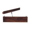 Floating Circle Bedside Table - Chestnut - Image 4