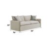 Upendo - Pattern Fabric 3 Pieces Living Room Set - Beige Yakety Yak Sand - Image 9